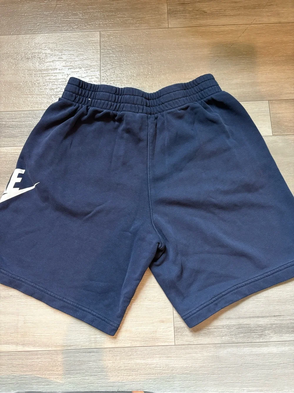 Nike Men's Navy Logo Athletic Shorts